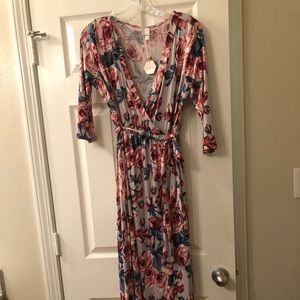 Pink Blush Maternity Dress